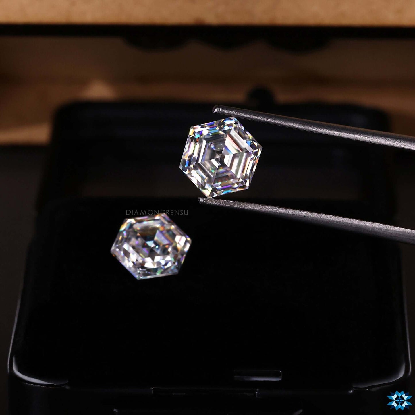 handcrafted moissanite