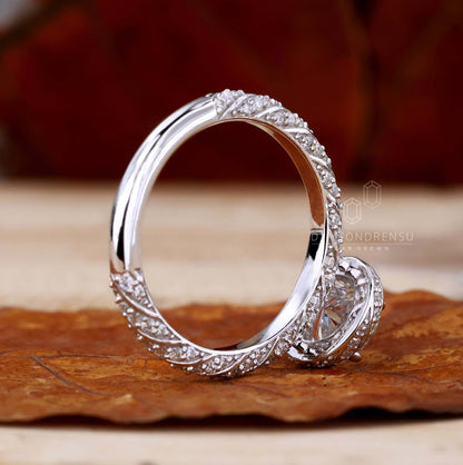 lab created diamond rings