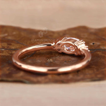 rose gold engagement ring