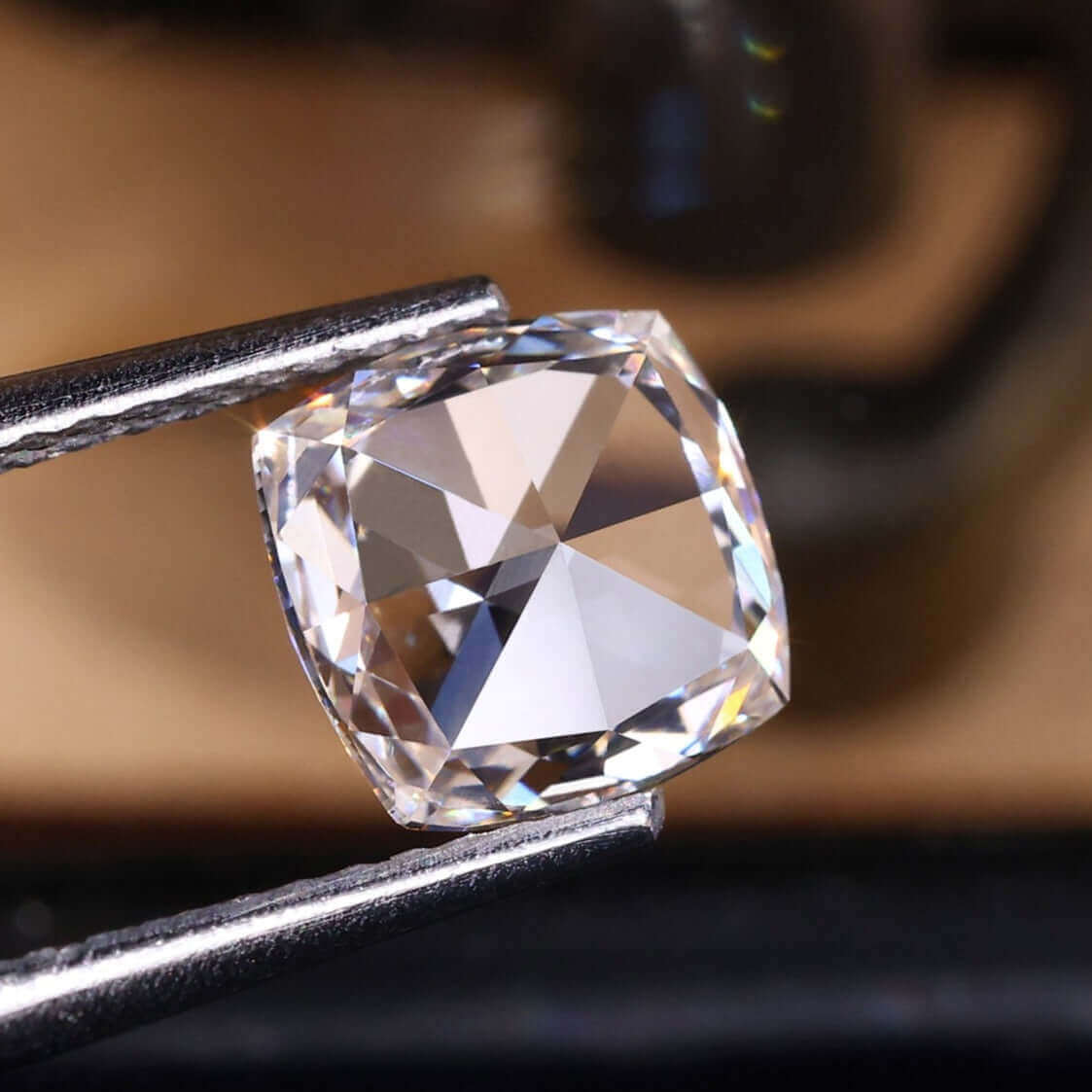 cushion rose cut diamond