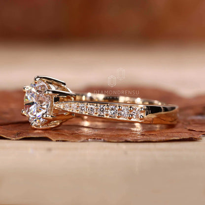 pave engagement ring