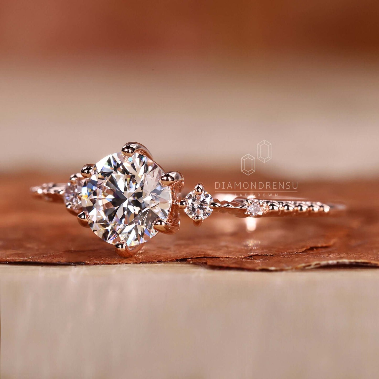 vintage style engagement ring