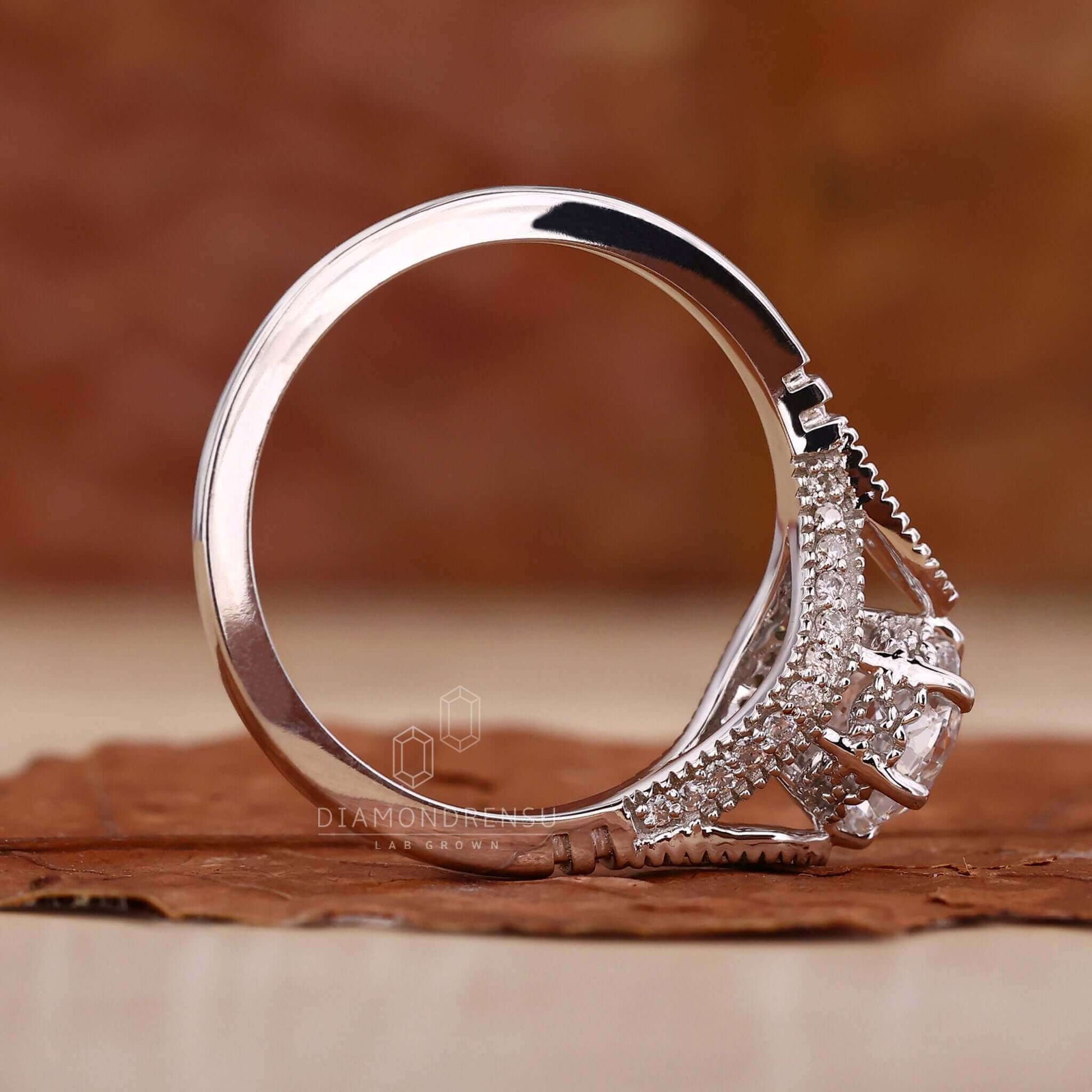 lab grown diamond ring