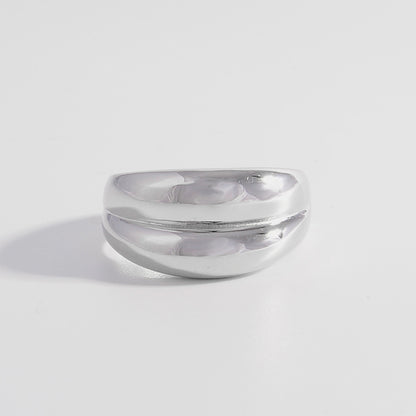 925 Sterling Silver Bulging Ring