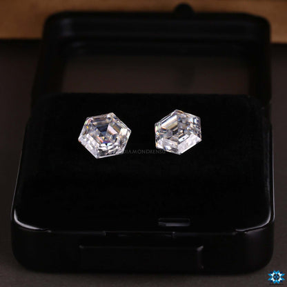 hexagon moissanite