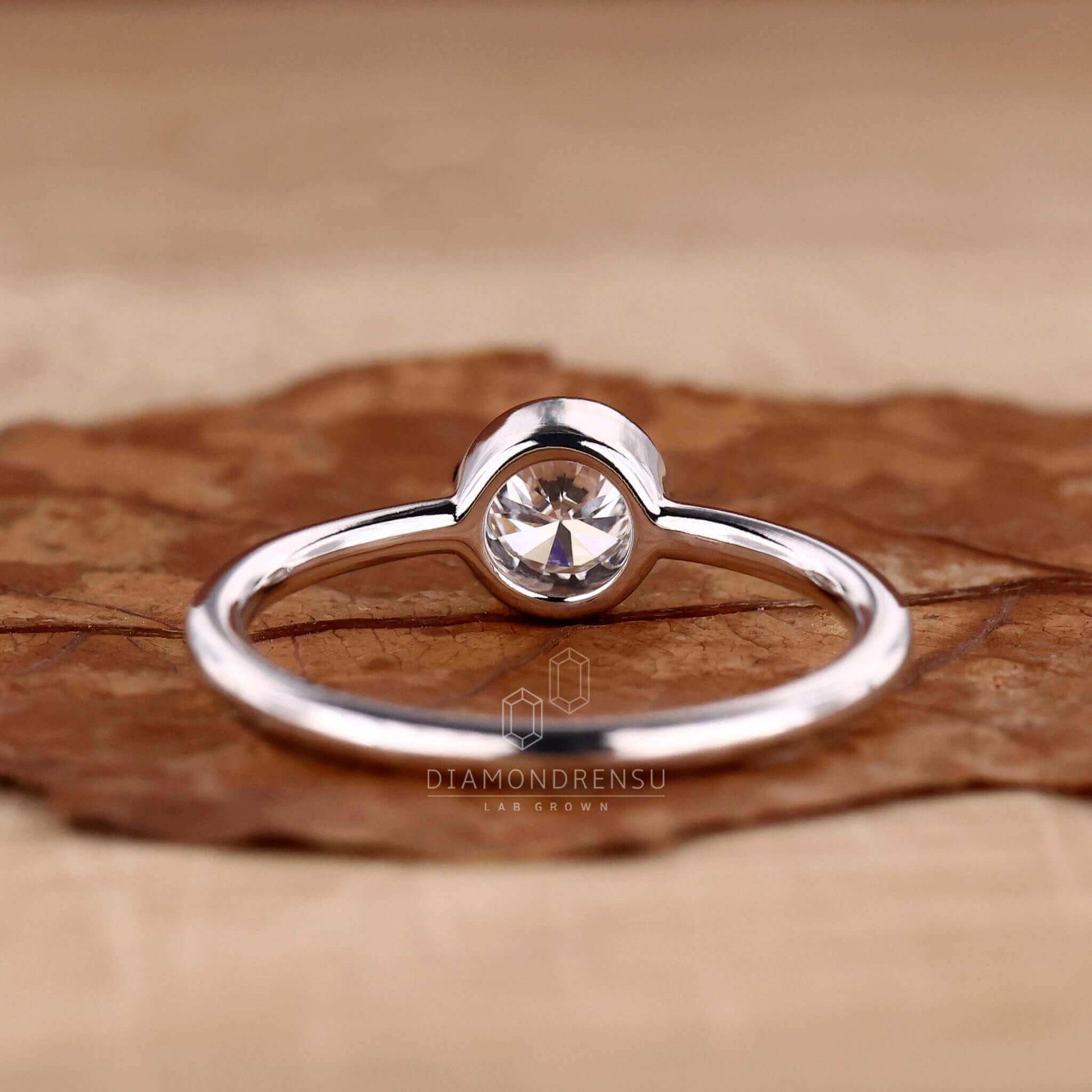 white gold engagement ring