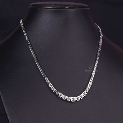 lab created diamond necklace