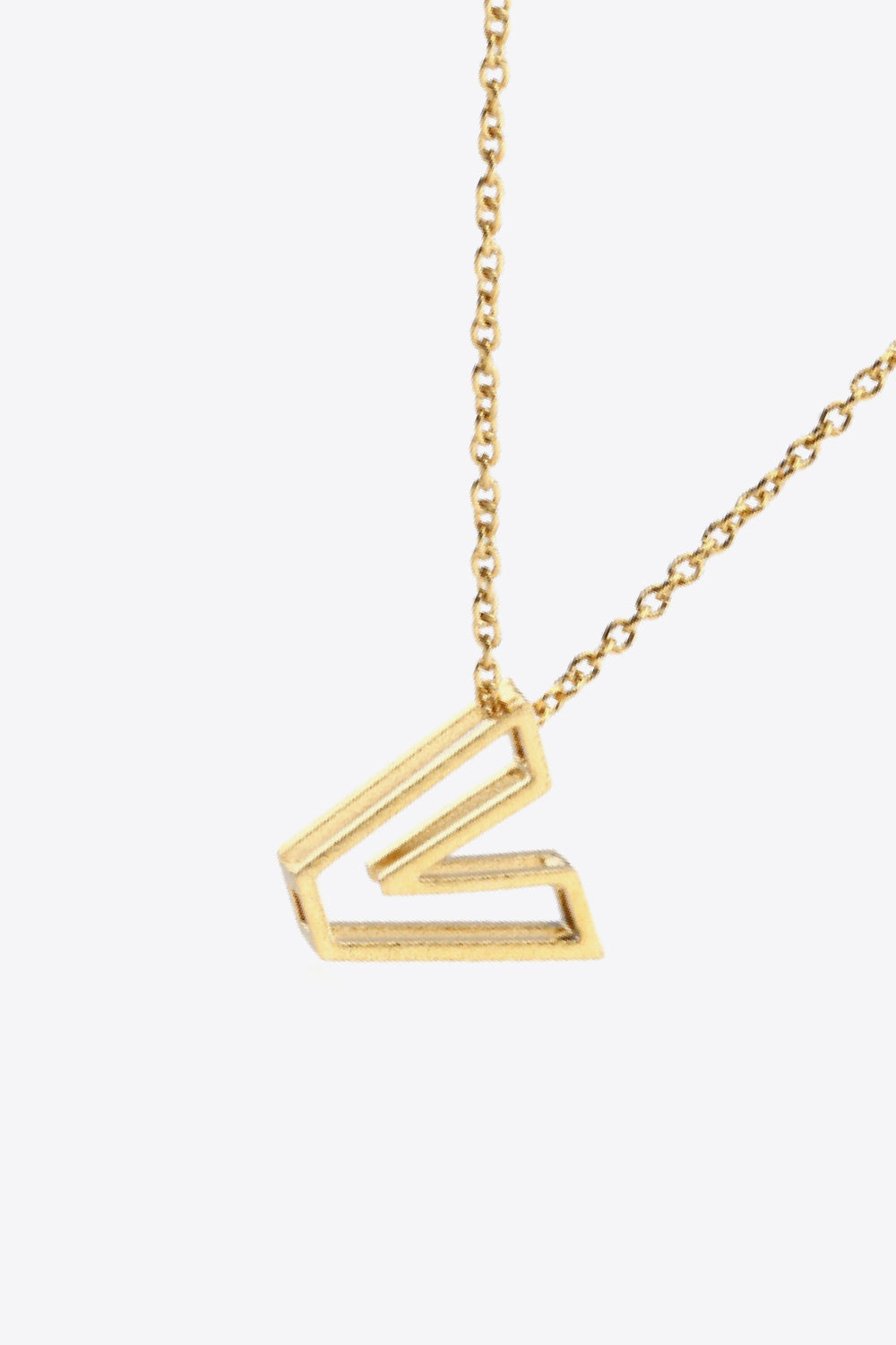 U to Z Letter Pendant Nekclace