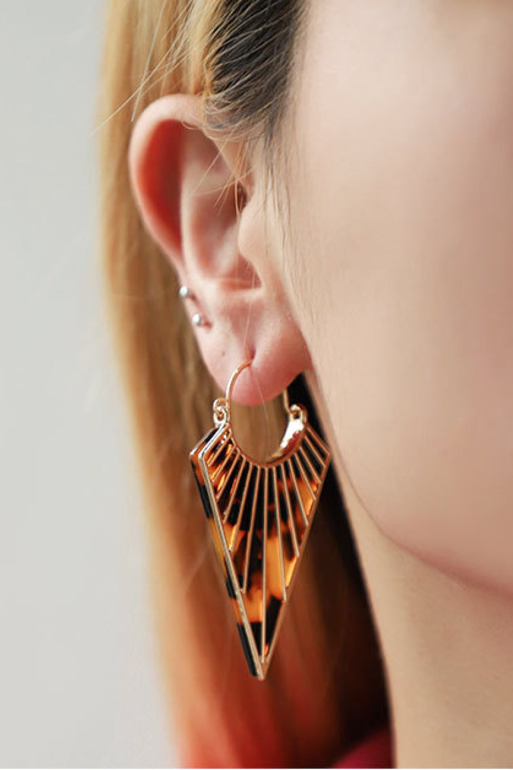 Alloy Geometric Earrings