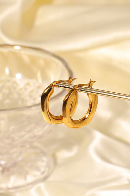 Oval Hoop Earrings