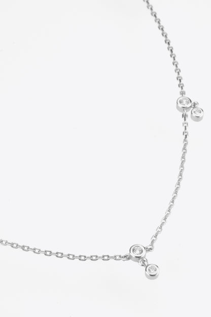 Zircon 925 Sterling Silver Necklace