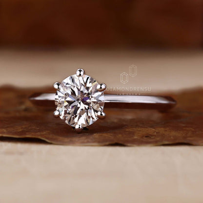 knife edge engagement ring