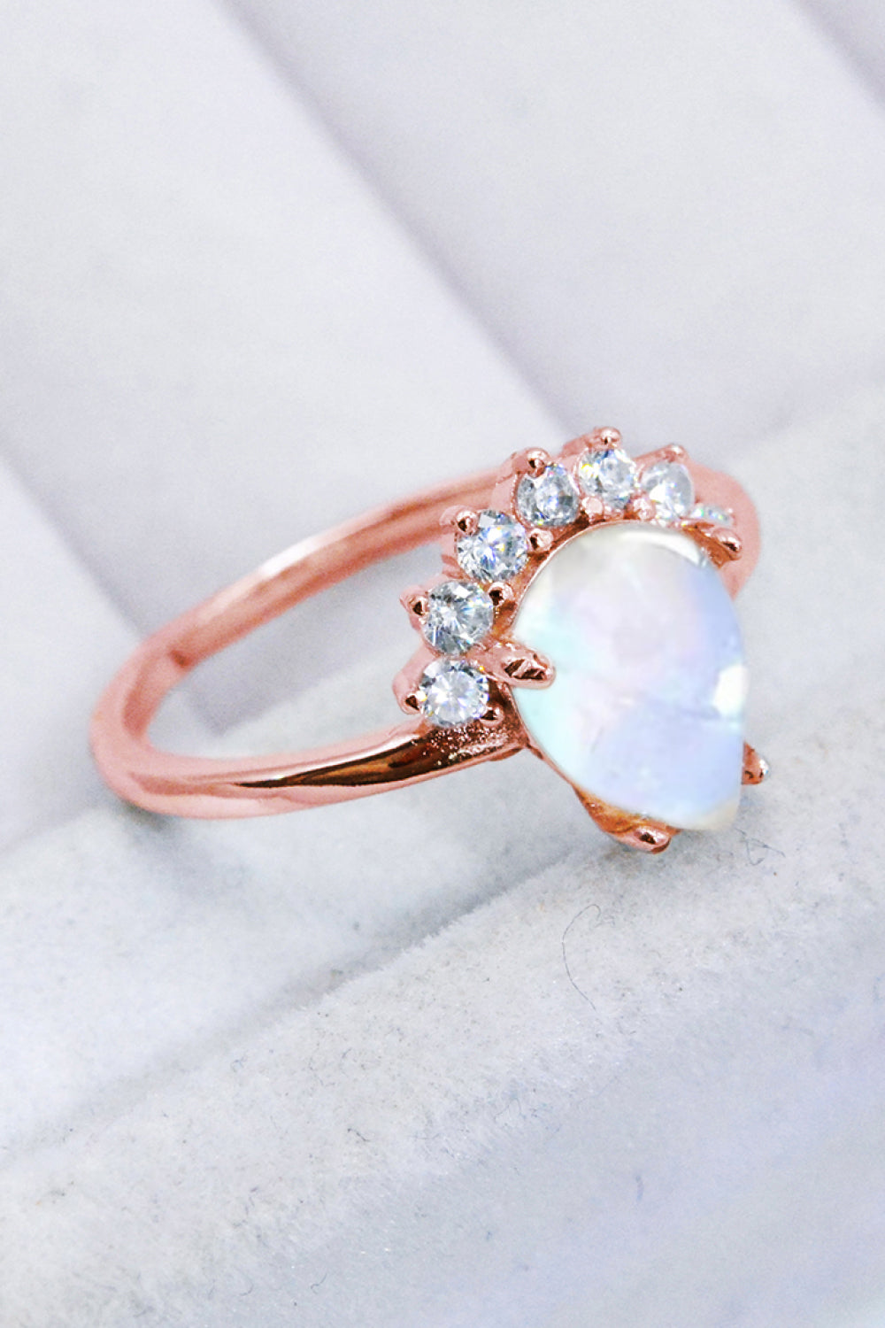 925 Sterling Silver Moonstone Ring