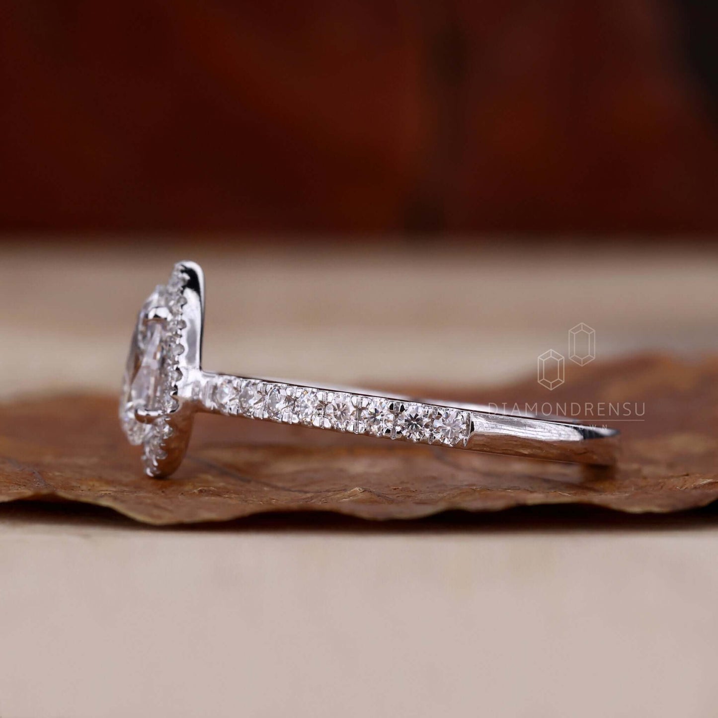 lab created diamond ring