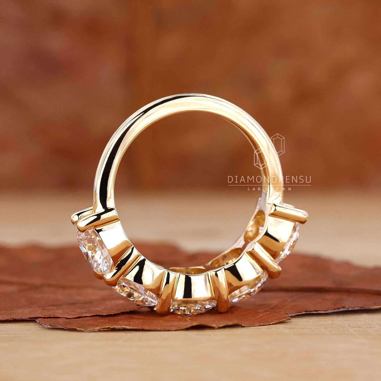 lab created diamond ring