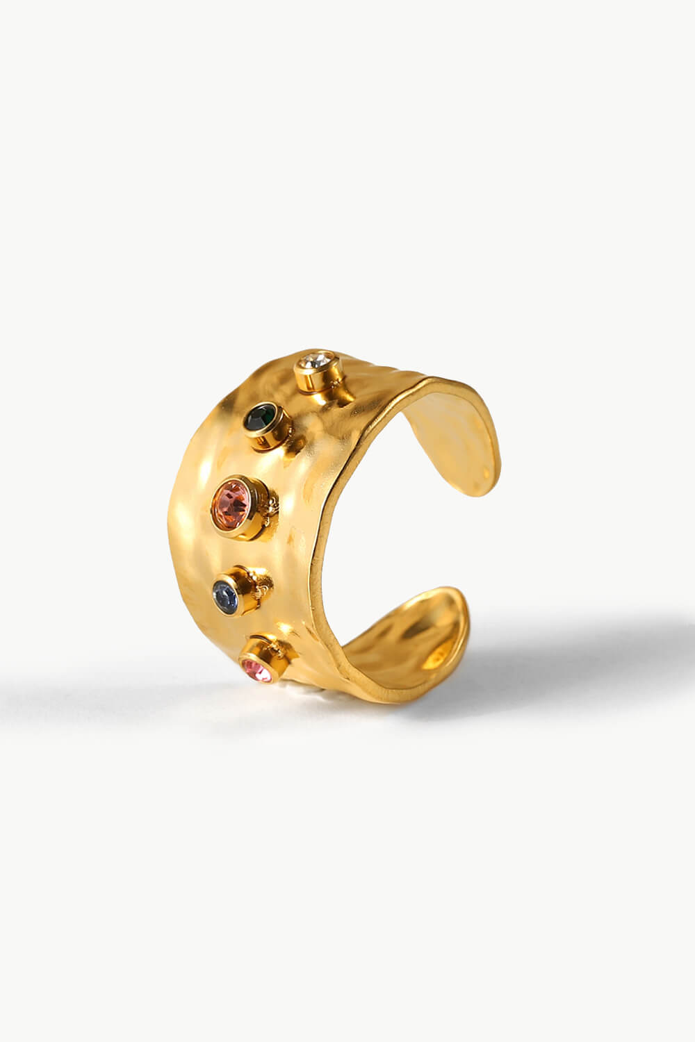 18K Gold-Plated Zircon Ring