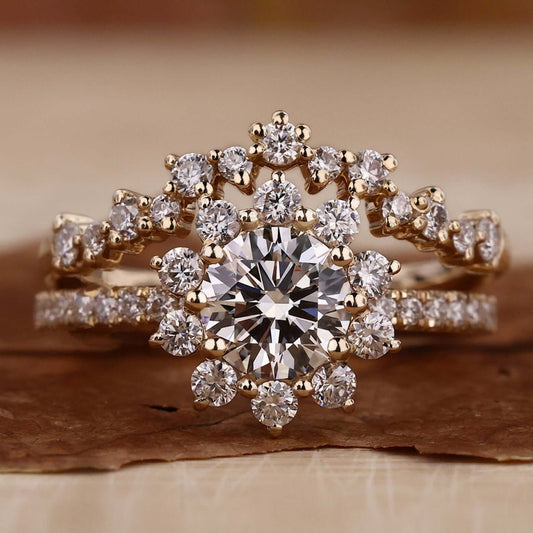 diamond wedding set