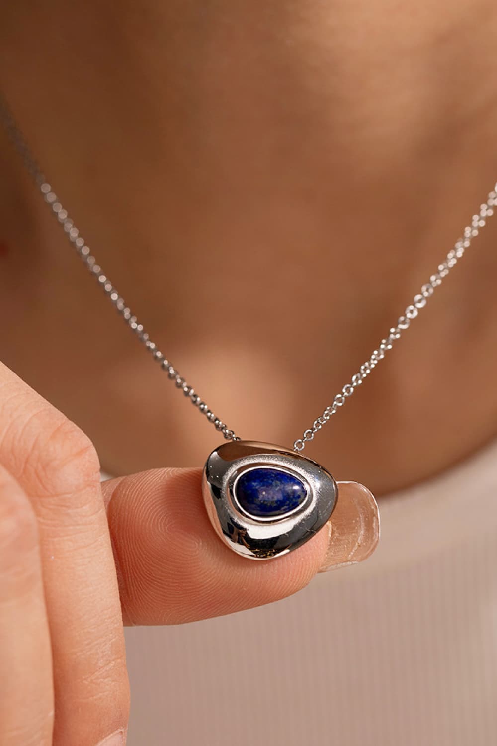 Lapis Lazuli Pendant Necklace