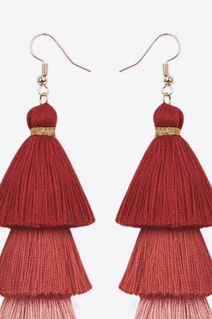 Layered Tassel Earrings