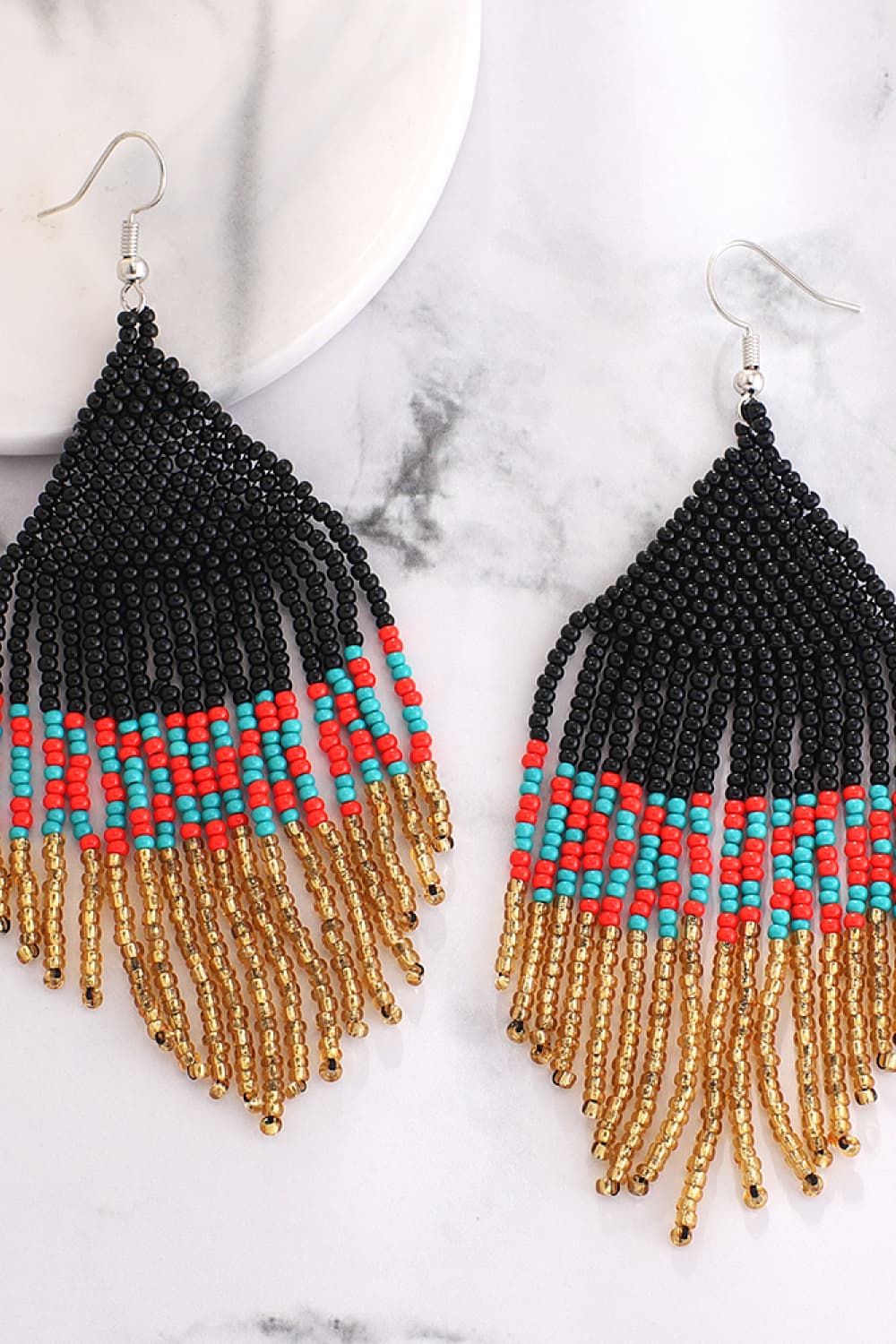 Beaded Dangle Earrings