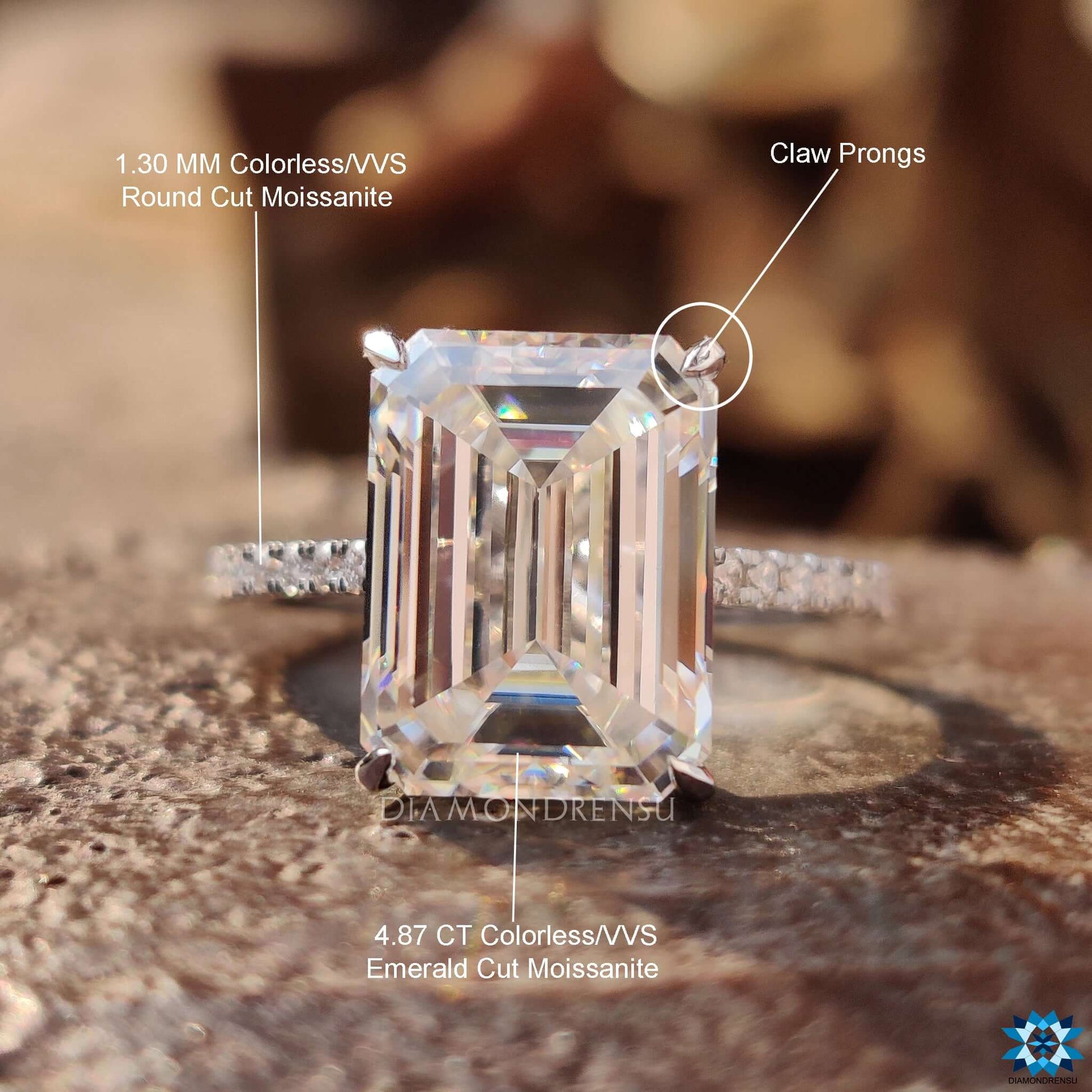 moissanite rings - diamondrensu