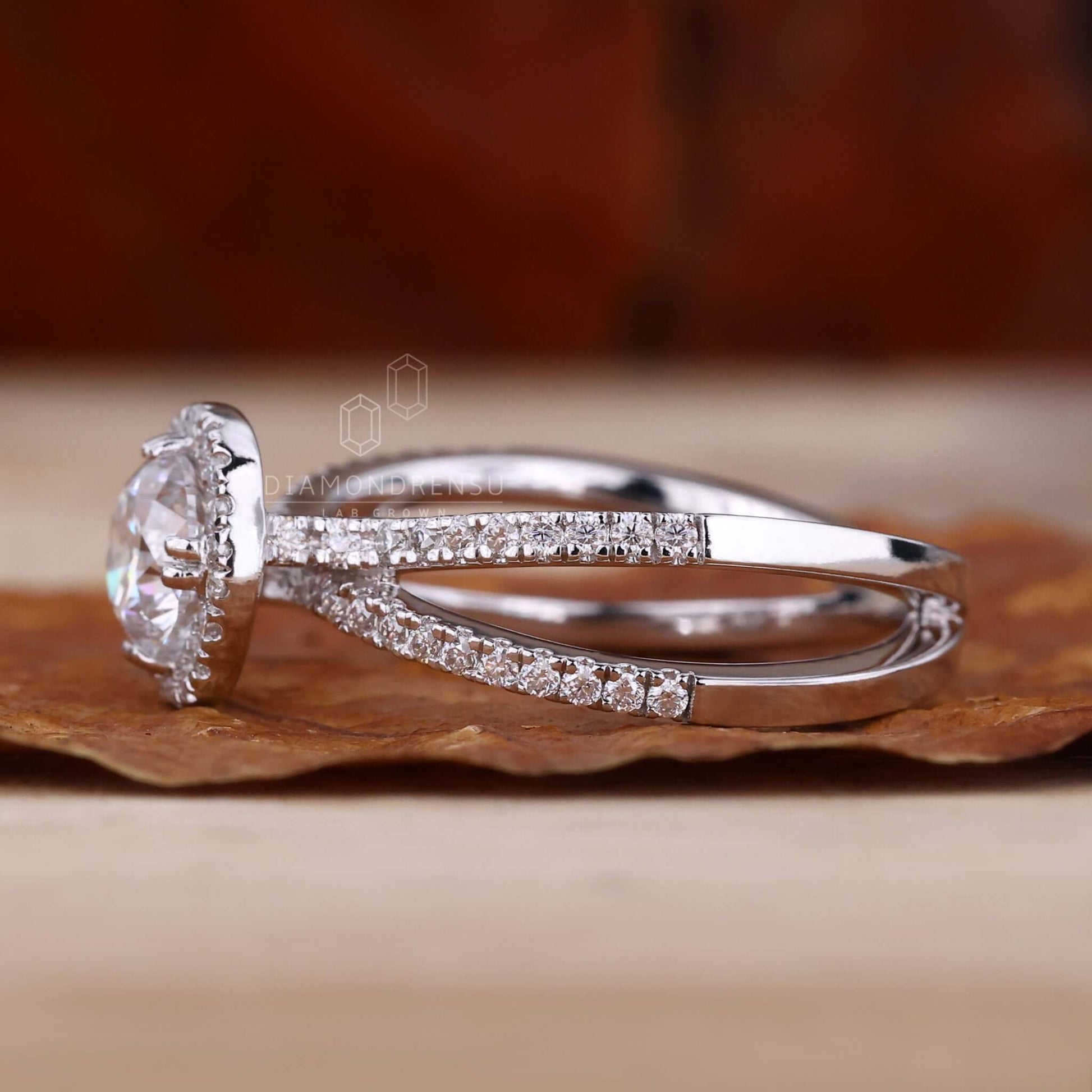 split shank engagement ring