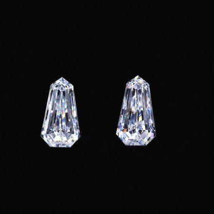 best pair loose moissanite