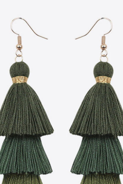 Layered Tassel Earrings