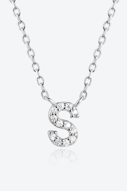 Q To U Zircon 925 Sterling Silver Necklace