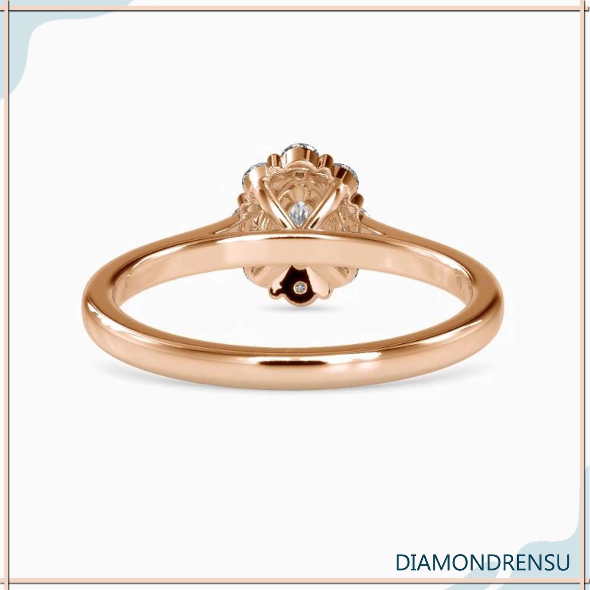 cathedral set engagement ring - diamondrensu