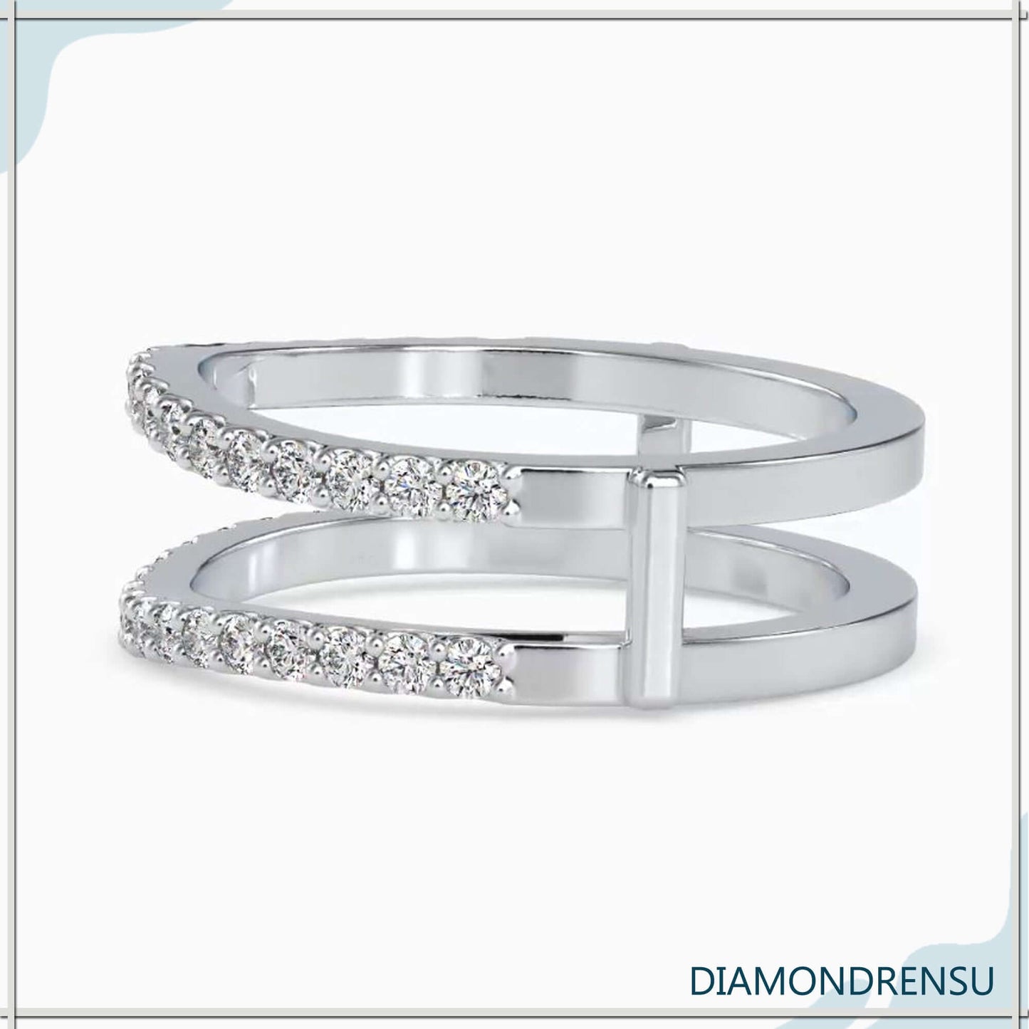 moissanite eternity band - diamondrensu