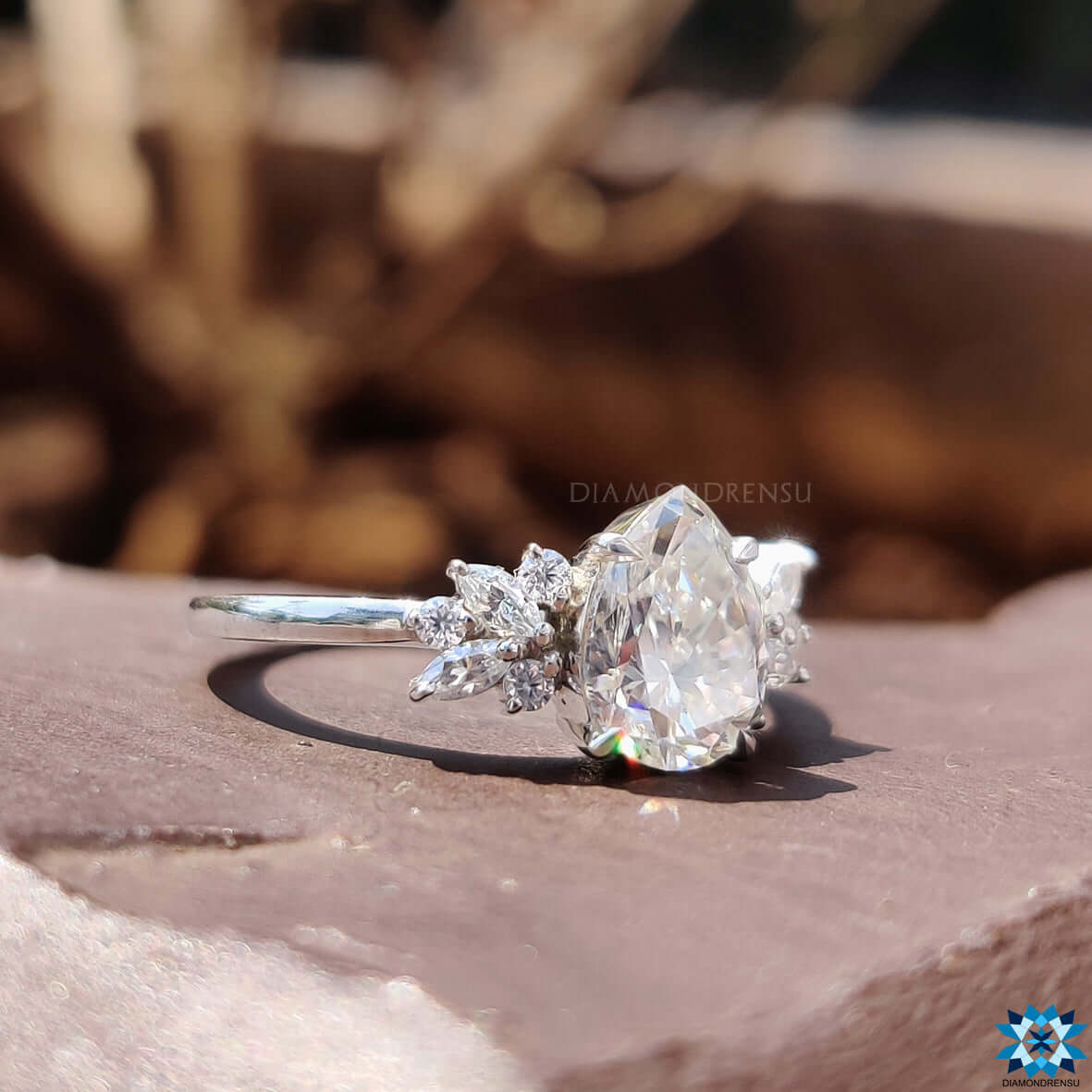 moissanite wedding rings - diamondrensu