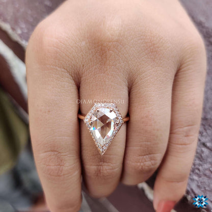 moissanite engagement rings - diamondrensu