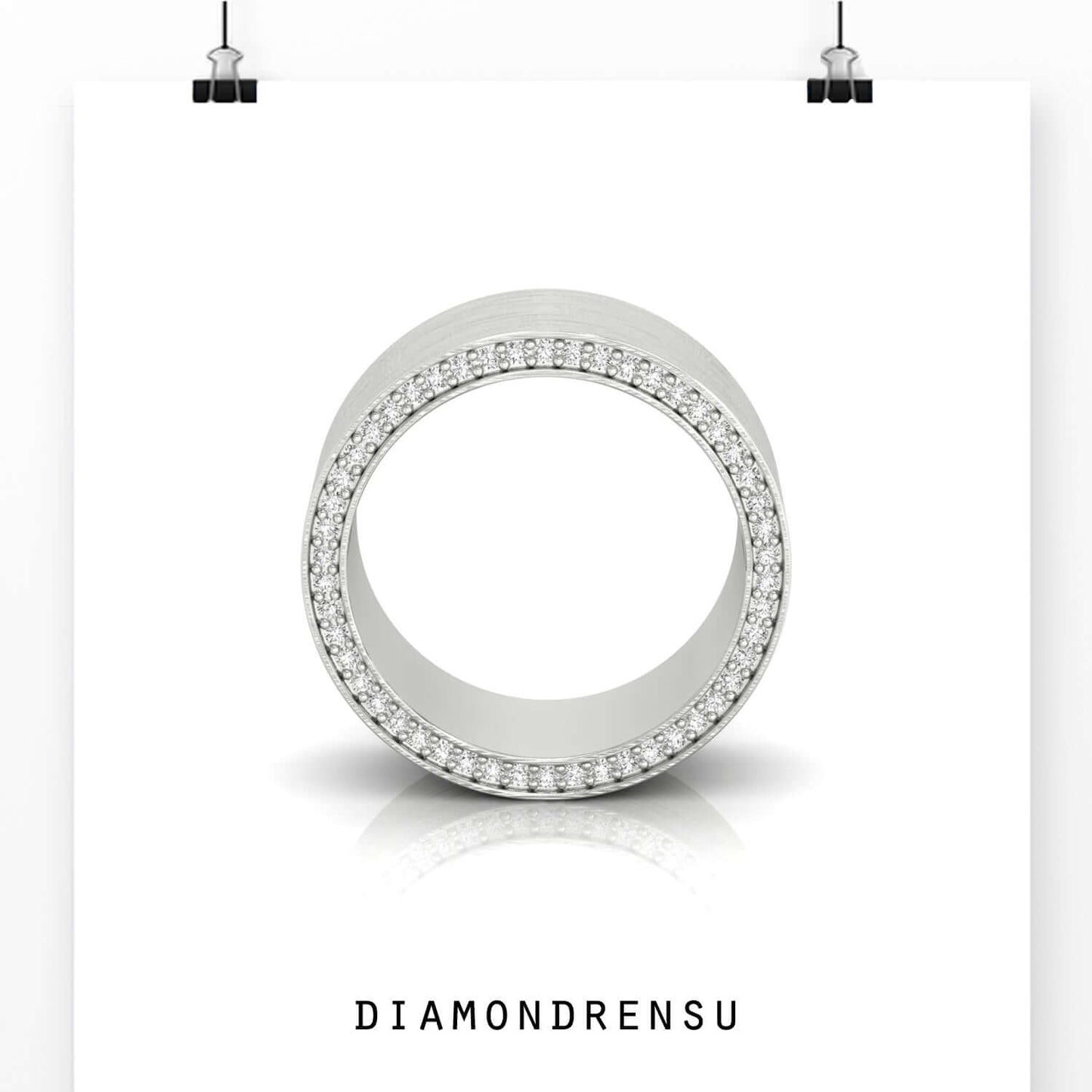 unique mens wedding bands - diamondrensu