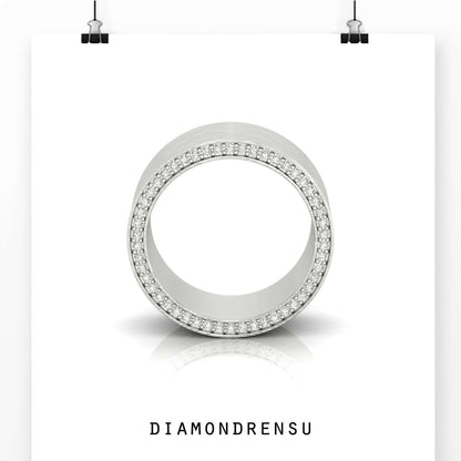 unique mens wedding bands - diamondrensu