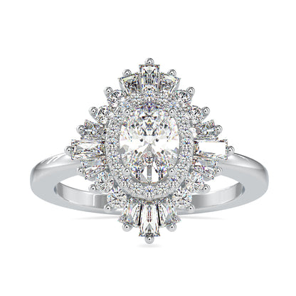 Vintage diamond cluster ring featuring timeless elegance and unique design.
