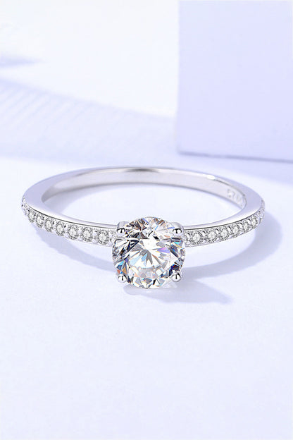 Moissanite 2-Piece 925 Sterling Silver Ring