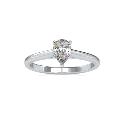 white gold engagement ring - diamondrensu