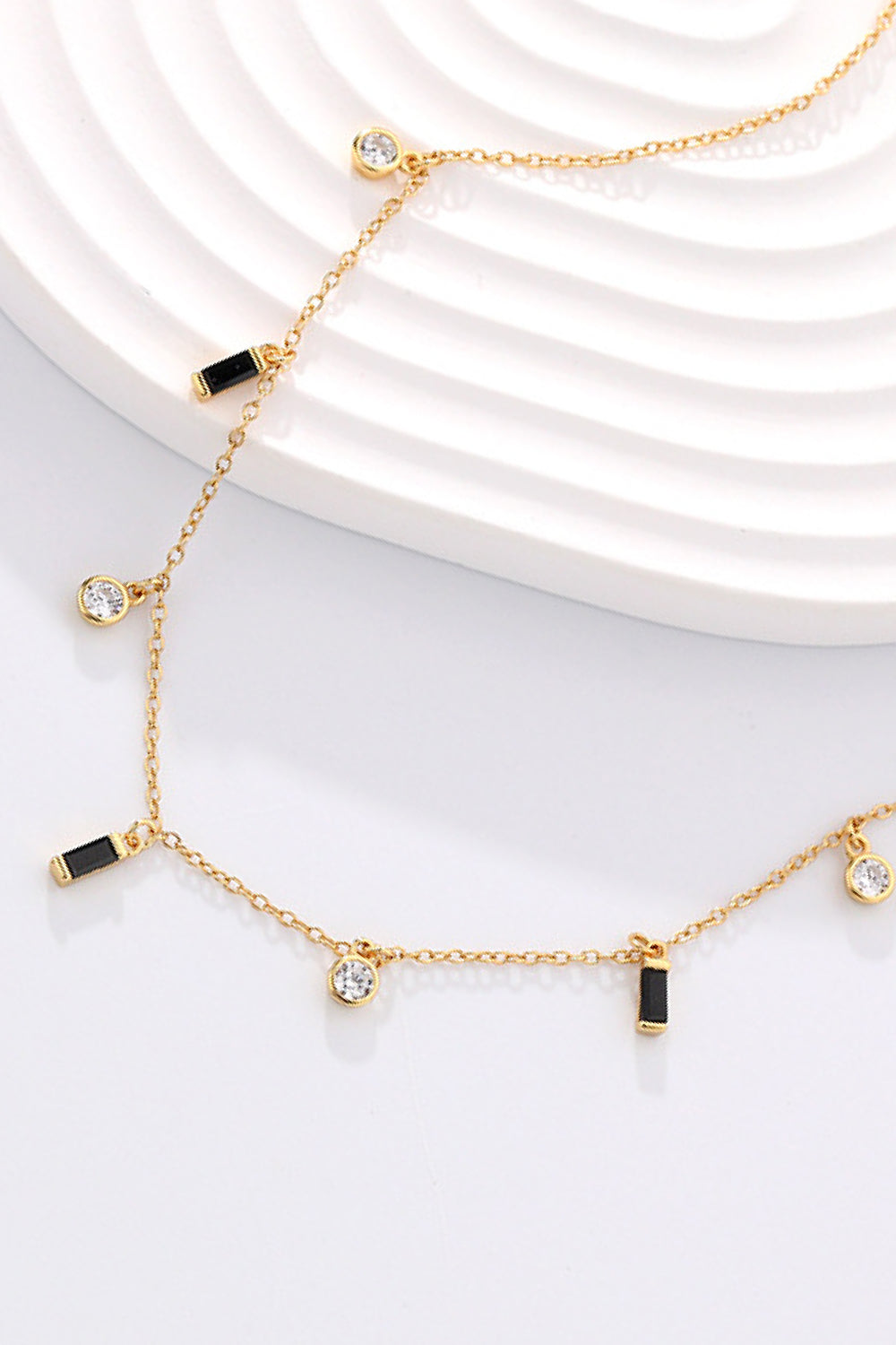 18K Gold Plated Multi-Charm Chain Necklace