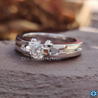 moissanite engagement rings - diamondrensu