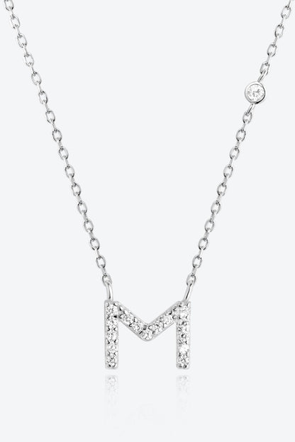 L To P Zircon 925 Sterling Silver Necklace