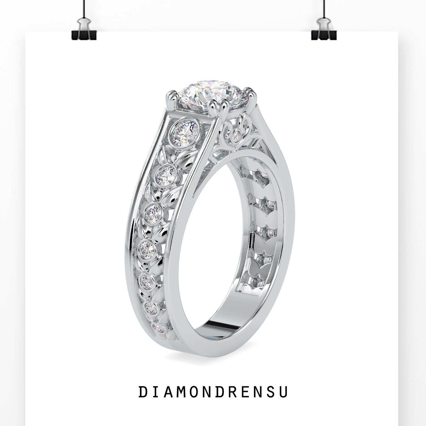 customized engagement ring - diamondrensu