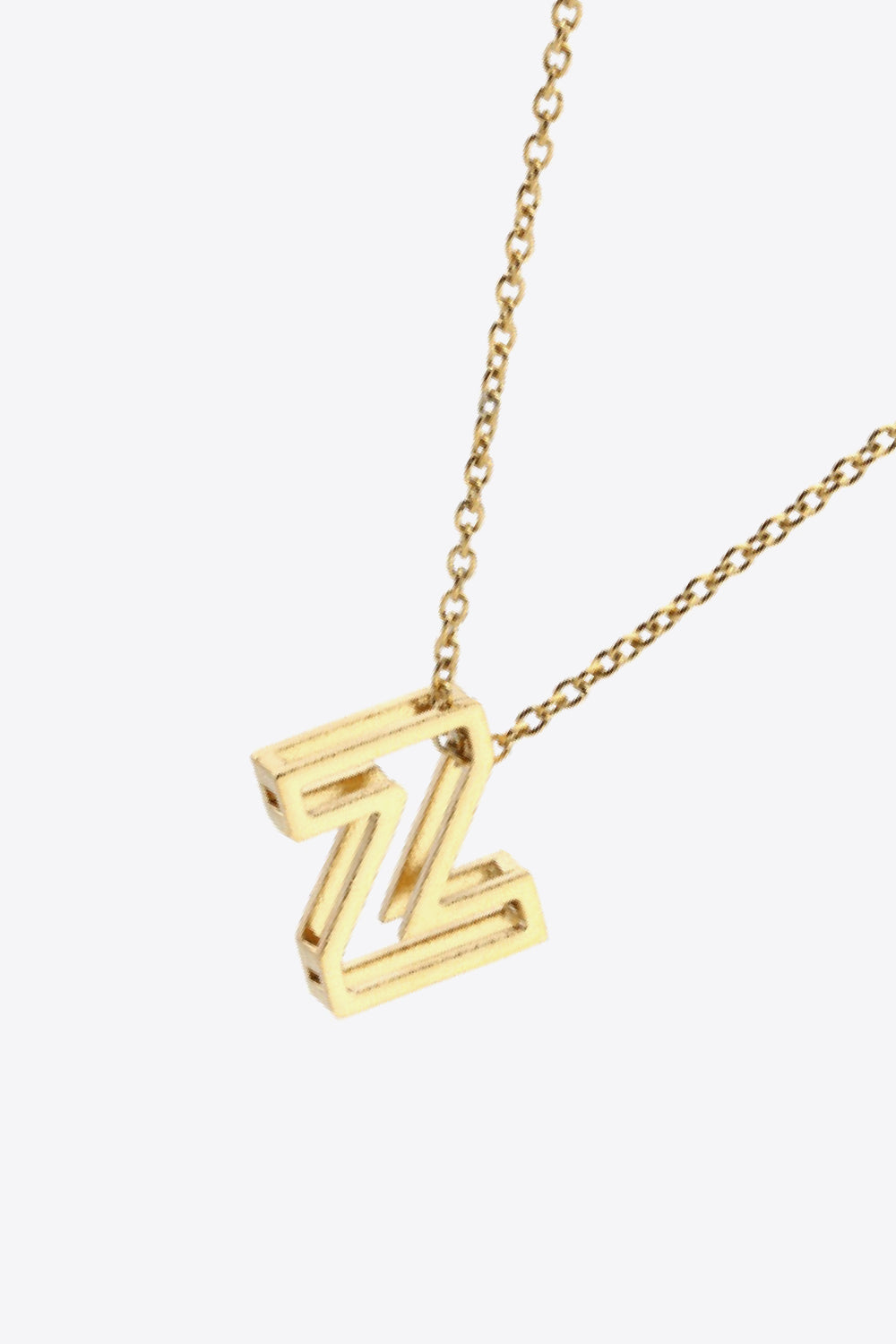 U to Z Letter Pendant Nekclace