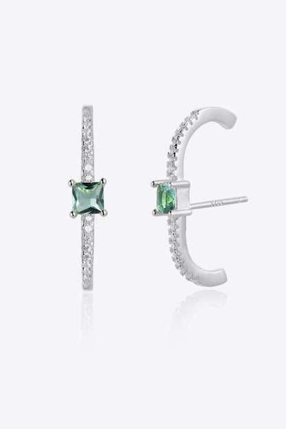 Zircon 925 Sterling Silver Earrings