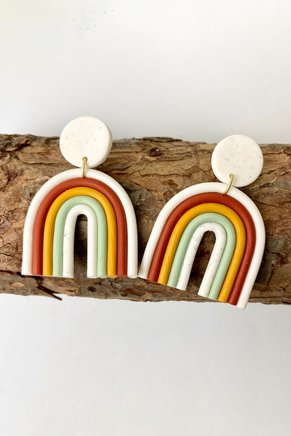 Rainbow Shape Dangle Earrings