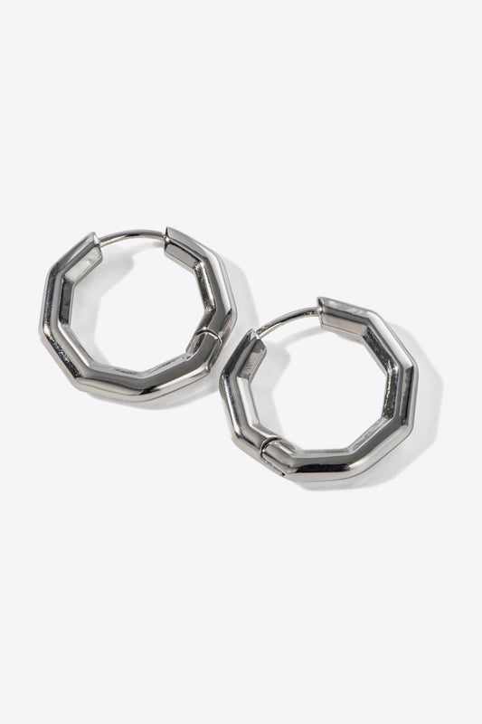 Geometric Stainless Steel Earrings