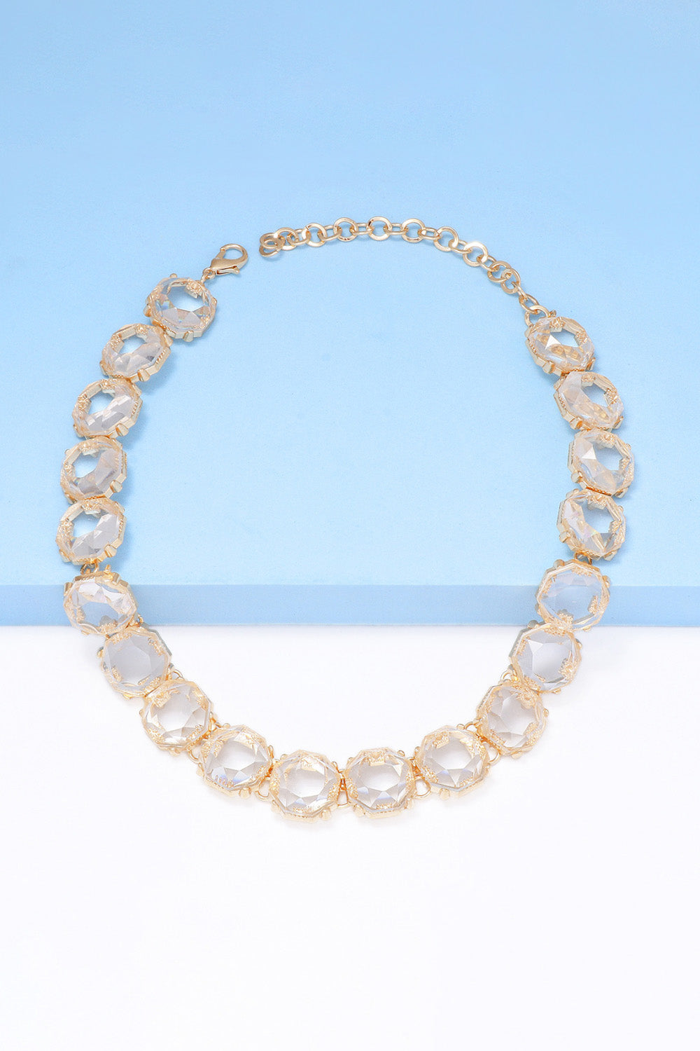 Zinc Alloy Resin Necklace