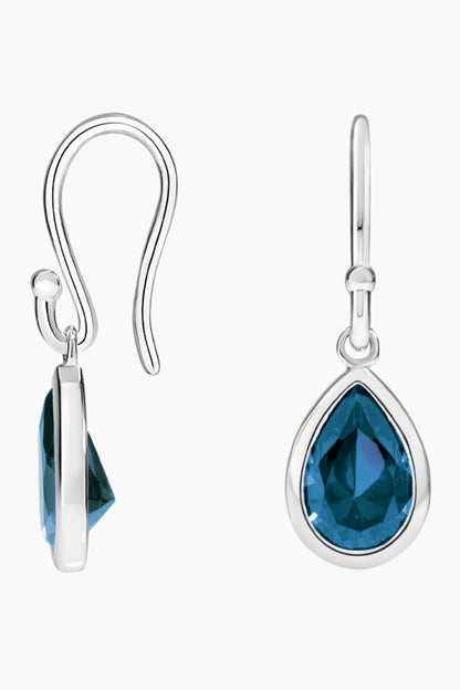 925 Sterling Silver Teardrop Earrings