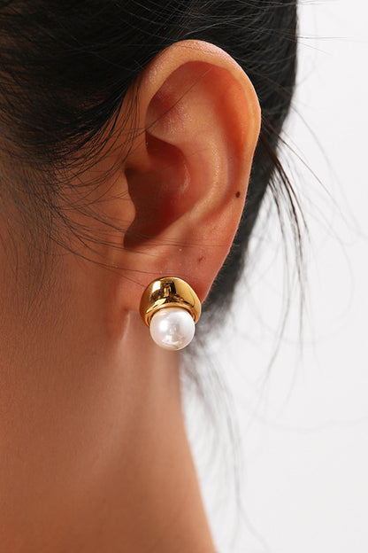 Lovelier Than Ever Pearl Stud Earrings