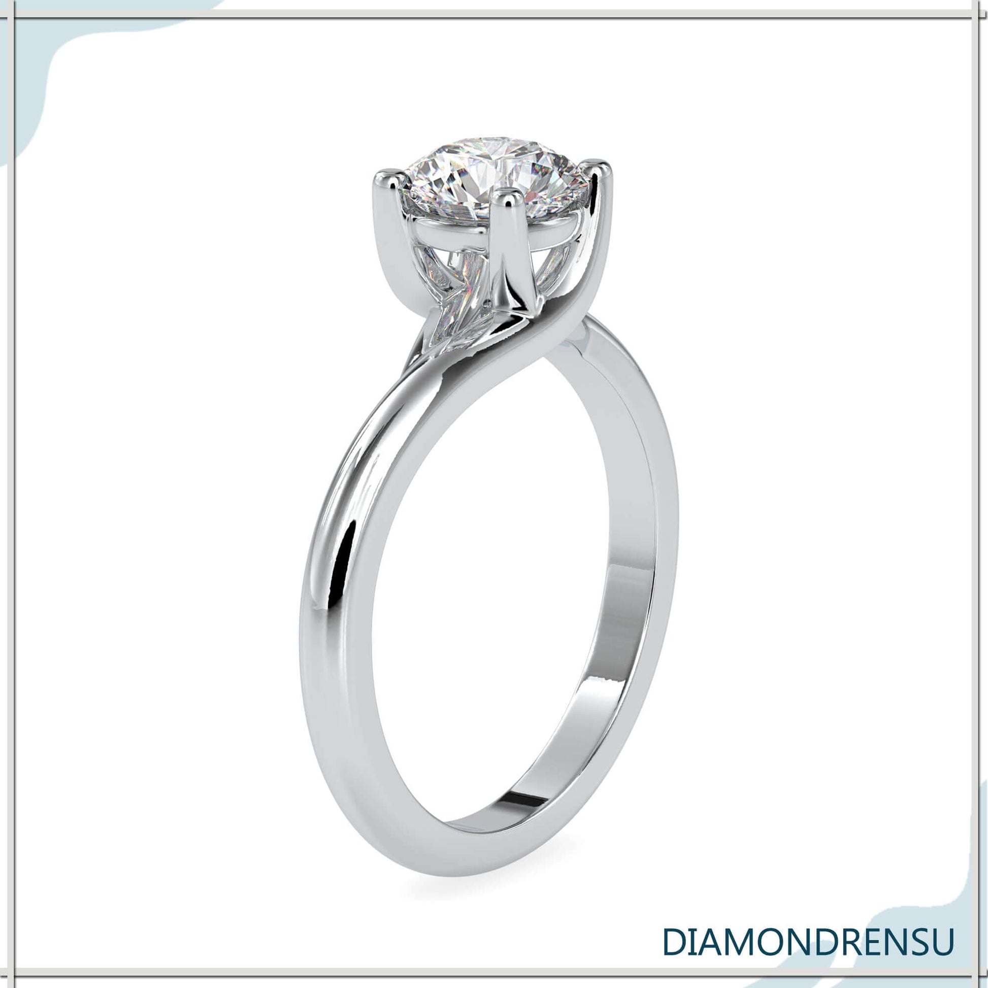 moissanite engagement rings - diamondrensu